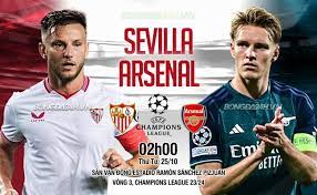 Sevilla vs Arsenal – Soi kèo bóng 02h00 25/10/2023 – UEFA Champions League