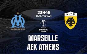 Marseille vs AEK Athens FC – Nhận định kèo bóng đá 23h45 26/10/2023 – Europa league