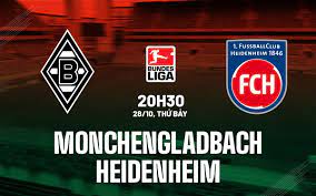 B. Monchengladbach vs Heidenheim – Nhận định kèo bóng đá 20h30 28/10/2023 – VĐQG Đức