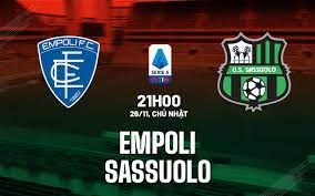 Empoli vs Sassuolo – Nhận định kèo bóng đá 21h00 26/11/2023 – VĐQG Italia