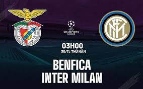 Benfica vs Inter – Soi kèo bóng 03h00 30/11/2023 – UEFA Champions League