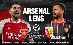 Arsenal vs Lens – Soi kèo bóng 03h00 30/11/2023 – UEFA Champions League