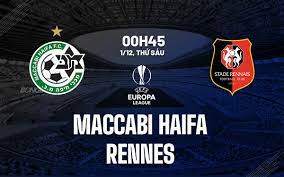 Maccabi Haifa vs Stade Rennais – Soi kèo bóng 00h45 01/12/2023 – UEFA Europa League