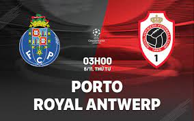FC Porto vs Royal Antwerp FC – Soi kèo bóng 03h00 08/11/2023 – Champions League