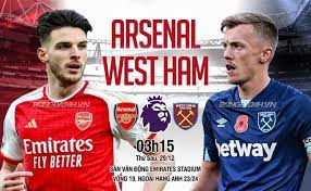 Arsenal vs West Ham United – Soi kèo bóng 03h15 29/12/2023 – Ngoại hạng Anh