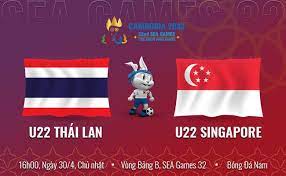 U22 Thái Lan vs U22 Singapore – Nhận định kèo bóng đá 16h00 30/04/2023 – Cup Pháp