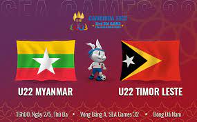 U22 Myanmar vs U22 Đông Timor – Nhận định kèo bóng đá 16h00 02/05/2023 – SEA GAMES 32