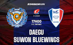 Daegu vs Suwon Bluewings – Nhận định kèo bóng đá 17h00 01/7/2023 – VĐQG Hàn Quốc
