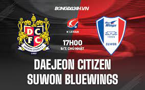 Daejeon vs Suwon Bluewings – Nhận định kèo bóng đá 17h00 09/7/2023 – VĐQG Hàn Quốc