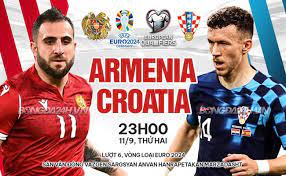 Armenia vs Croatia – Nhận định kèo bóng đá 23h00 11/09/2023 – Vòng Loại Euro 2024
