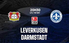 Bayer Leverkusen vs Darmstadt – Nhận định kèo bóng đá 20h30 02/09/2023 – VĐQG Đức