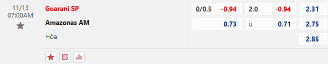 Nhận định, soi kèo Guarani vs Amazonas, 7h00 ngày 13/11: Còn nước còn tát - Ảnh 1