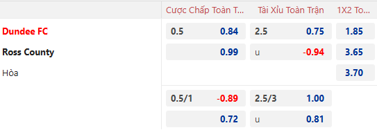 Nhận định, soi kèo Dundee vs Ross County, 22h00 ngày 26/12: Tin vào chủ nhà - Ảnh 1