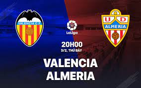 Valencia vs Almería – Soi kèo bóng 20h00 03/02/2024 – VĐQG Tây Ban Nha
