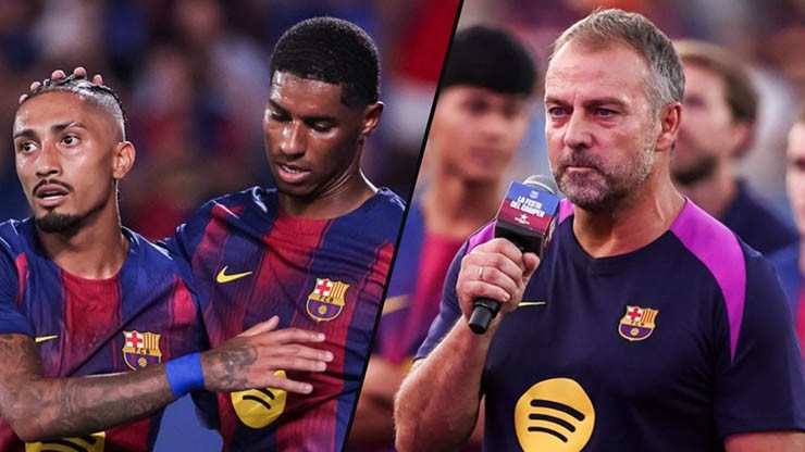 Barca dễ vỡ mộng "ăn 6", Yamal và đồng đội phải cứu HLV Flick