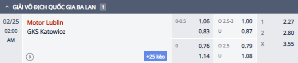 Nhận định, soi kèo Motor Lublin vs GKS Katowice, 1h00 ngày 25/2: Khách tự tin - Ảnh 1