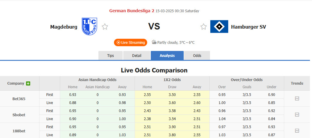 Nhận định, soi kèo Magdeburg vs Hamburger, 00h30 ngày 15/3: Đại chiến ngôi đầu - Ảnh 1