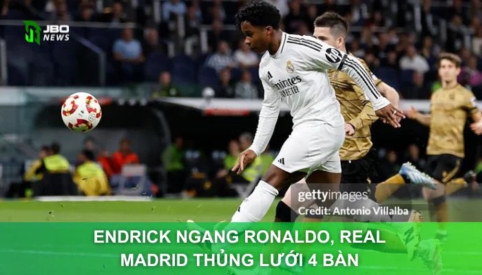 Endrick Ngang Ronaldo, Real Madrid Thủng Lưới 4 Bàn
