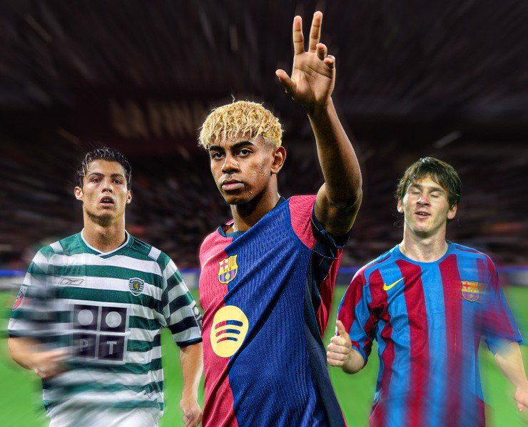 Yamal được ca ngợi "Cầu thủ 50 năm có 1", vượt xa Messi - Ronaldo tuổi 17