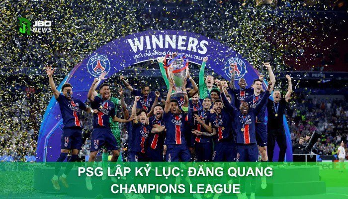 PSG Lập Kỷ Lục: Đăng Quang Champions League