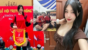 Nữ đô vật gây sốt ở hội làng Bắc Ninh. Tôi chưa có bạn trai!!