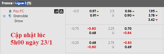 Nhận định, soi kèo Pau vs Grenoble, 2h00 ngày 24/1: Không dễ cho chủ nhà - Ảnh 5