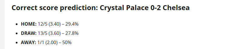 Siêu máy tính dự đoán Crystal Palace vs Chelsea, 21h00 ngày 25/1 - Ảnh 1