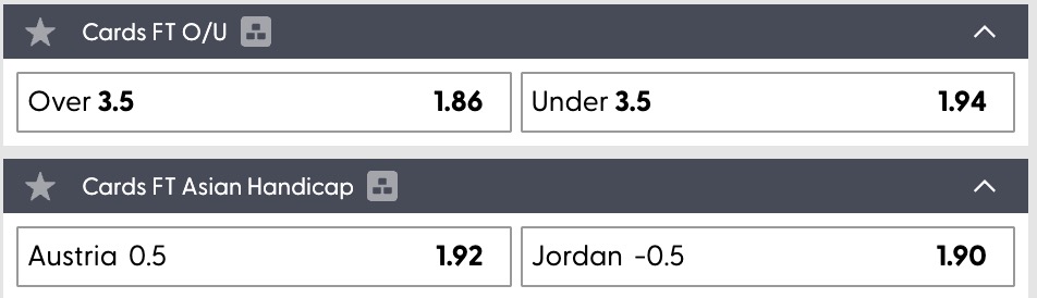 Dự đoán, soi kèo thẻ vàng Áo vs Jordan, 11h00 ngày 17/6 - Ảnh 1